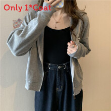(Gray, 2XL) Girl Casual Letter Print Hoodie With Long Sleeves For Spring Comfort And Autumn