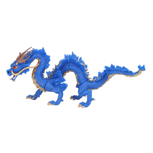 China Drachen Figur Kunststoff Blau ab 3 Jahren