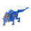 China Drachen Figur Kunststoff Blau ab 3 Jahren 2