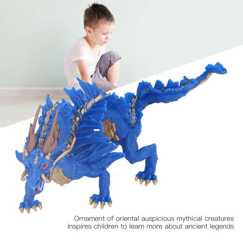 China Drachen Figur Kunststoff Blau ab 3 Jahren 2