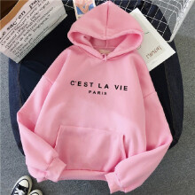 (Pink, 5XL) Winter Women Fall Hoodie With Print Hooded Design For Lounge And Activities Daily