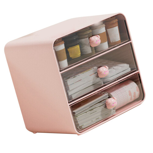 Kosmetik Aufbewahrungsbox Schublade Rosa