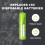 100PP Rechargeable AAA Batteries 12 Pack - NiMH 800mAh Pre-Charged 8