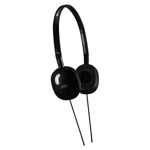 JVC JVC HA-S160-B-E FLATS Lightweight Headphones - Black