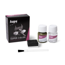 Dye with Primer for Natural and Synthetic Leather and Textiles, Shoes, Bags, Preparations and Colours KAPS Super, Dye Paint, 70 Colours