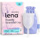 Lena Sensitive Menstrual Cup - Small - Ultra-Soft Reusable Silicone, Clear 1