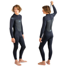 Osprey Men's Full Length 3mm Wetsuit for Surfing and Diving - Winter Adult Neoprene Suit, Black