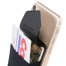 Sinjimoru Mobile Phone Card Case for Credit Cards & Cash, Slim Wallet Smartphone Card Holder for Stick-On ID Card Holder for iPhone and Android.