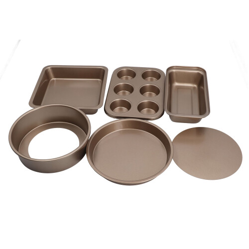 Backformen-Set 6-teilig mit losem Boden 2