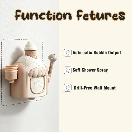 Ice Cream Bubble Maker Bath Bubble Ice Cream Maker Baths Bubbles Machine 2