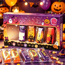 (Cheese Sticks Set 5)Stress Relief Squishy Toy Pack With Halloween Themes Advent Calendar Blind Box Countdown