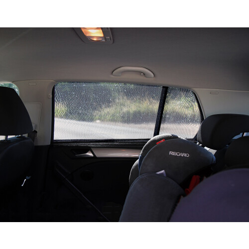 LittleLife Car Window Sun Shades Flexible Stretchy Pull-Over Window 2-Pack 2
