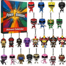 (Power Rangers)Advent Calendar With Front For Christmas Countdown And Holiday Decor Celebration