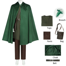 (S)The Lord Of The Rings Frodo Baggins Cosplay Costume For Role Play Events Party Halloween