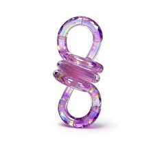 (Crystal Purple)Tango Color Shift Destress Sensory Relief Toy For Kids Relaxation And Activities Diy