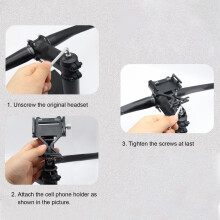 Handyhalterung Fahrrad Alu Headset Kappe