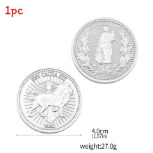 (Style 8) Wick John Metal Memorabilia Coin With Retro Letter Design For Giving Gift