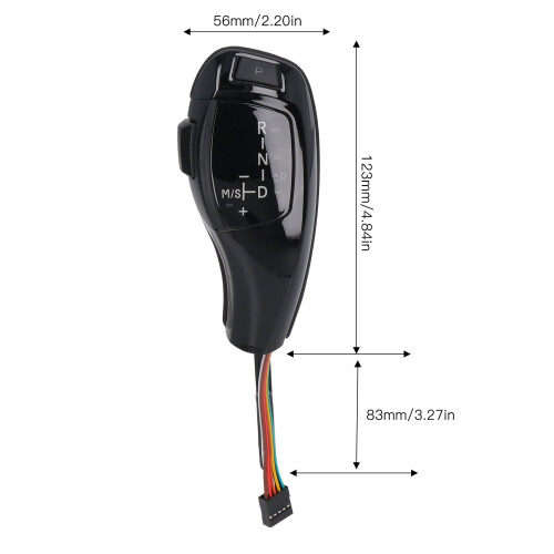 LED Schaltknauf Automatik E39 E38 E53 Schwarz 1