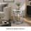 Nest 2 Round Tables White High Gloss Chrome Legs 3