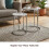 Nest 2 Round Tables White High Gloss Chrome Legs 7
