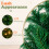 Pre-Lit Artificial Christmas Tree Mini Tabletop for Home Indoor Green 1PCS 5
