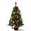 Pre-Lit Artificial Christmas Tree Mini Tabletop for Home Indoor Green 1PCS 6