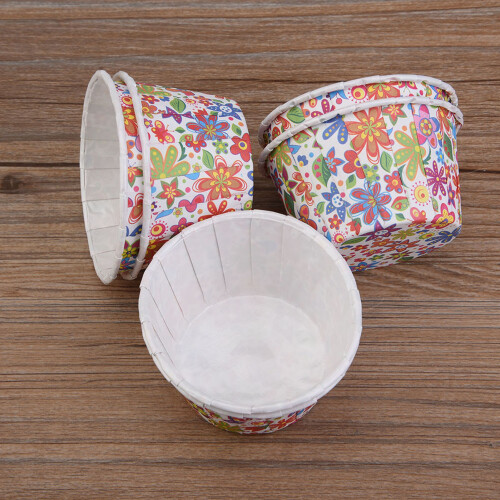 Cupcakeförmchen 100 Stück Papier Regenbogen 2