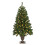 Pre-Lit Artificial Christmas Tree Remote Control for Home Office Party Green 1PCS 1