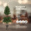 Pre-Lit Artificial Christmas Tree Remote Control for Home Office Party Green 1PCS 7