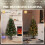Pre-Lit Artificial Christmas Tree Remote Control for Home Office Party Green 1PCS 8