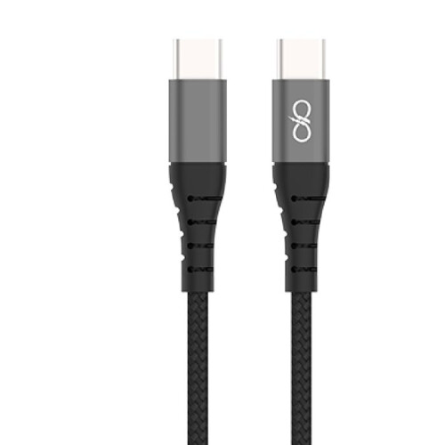 USB-A / USB-C Auto-Ladegerät 65W mit USB-C Schnelllade-Kabel Force Power Schwarz 1