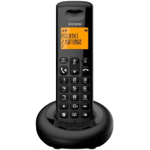 Draadloze vaste telefoon - ALCATEL - E260 - Zwart - Belblokkeringsfunctie - Oplaadbare batterij