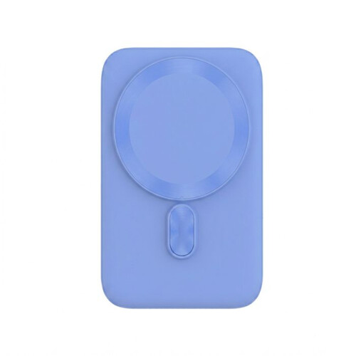 Powerbank MagSafe 5000mAh Compatível QC / 15W Qi com Porta Dupla USB-C e USB-A BigBen Azul 1