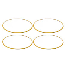 4x 16 Zoll Felgenschutz Alu Gelb