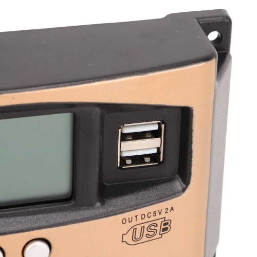 Solarpanelregler MPPT 30A LCD Gold