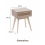 Cane Bedside Table Wooden Side Cabinet Natural 2