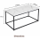 Marble Effect Living Room Coffee Side Table Set 2