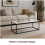 Marble Effect Living Room Coffee Side Table Set 7