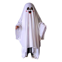 (S, Geisterkostümpulver) Halloween-Geisterkostüm, weißer Geisterumhang für Halloween-Cosplay, Rollenspiel, Geister-Mottoparty-Outfit, Grimac S