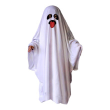 (M, Geisterkostüm Grimac) Halloween-Geisterkostüm, weißer Geisterumhang für Halloween-Cosplay, Rollenspiel, Geister-Mottoparty-Outfit, Grimac S