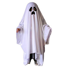 (S, Geisteranzug schwarz) Halloween-Geisterkostüm, weißer Geisterumhang für Halloween-Cosplay, Rollenspiel, Geister-Mottoparty-Outfit, Grimac S