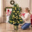 Homcom HOMCOM Realistic Xmas Tree with 80 Lights, Green 3