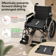 Misvayli Wheelchair Seat Cushion Anti Slip Positioning Pad, Non Slip Sliding Cushion with Breathable Mesh for Wheelchair Bed Chair Office Seat