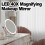 Ranpo 40X Magnifying Makeup Mirror With LED Light 7