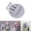 (Beige)Rotatable Seamless Adhesive Hook Strong Bearing Stick Kitchen Towel Hanger Wall 4