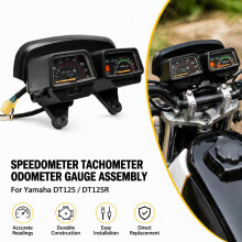 Speedometer Tachometer Gauge Instrument Cluster Assembly For Yamaha DT125 DT125R