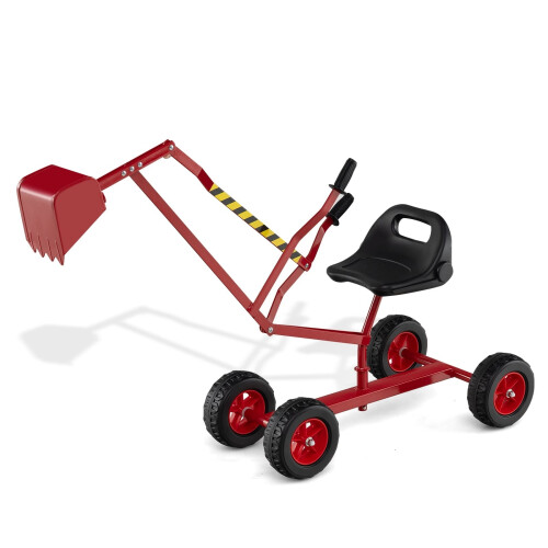 Kindergraafmachine met 360 draaibare stoel, rood 1