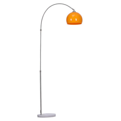 Modern Arched Floor Lamp with Marble Base 2