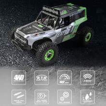 WLtoys 1:12 4WD Offroad RC Auto 40km/h Grün