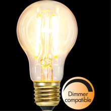LED lámpa E27 A60 lágy fényű, szabályozható 7W 2100K 700 lumen